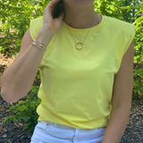 T-shirt PAULETTE Jaune